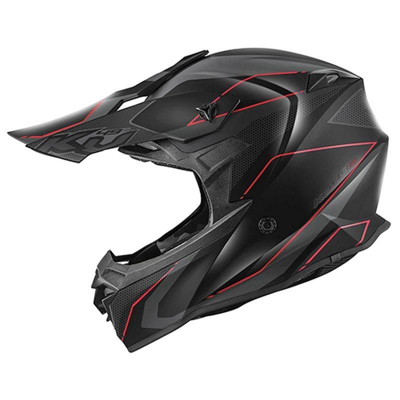 Kappa Kask Kv49 Evo Chaser Cross Kolor Czarny Szary Czerwony Matt Rozmiar 6 - zdjęcie 2