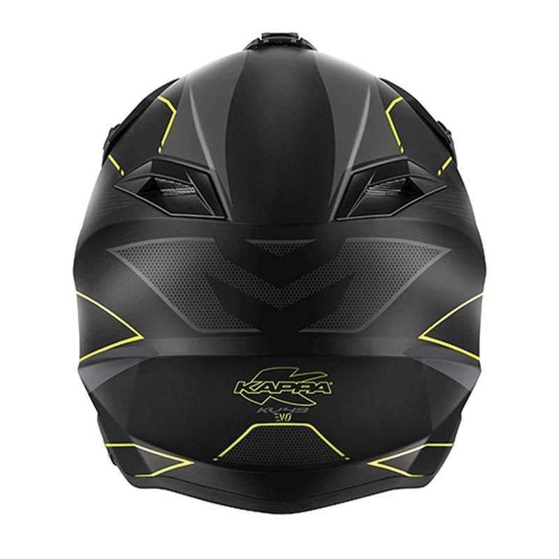 Kappa Kask Kv49 Evo Chaser Cross Kolor Czarny Szary Żółty Fluo Matt Rozmiar - zdjęcie 3