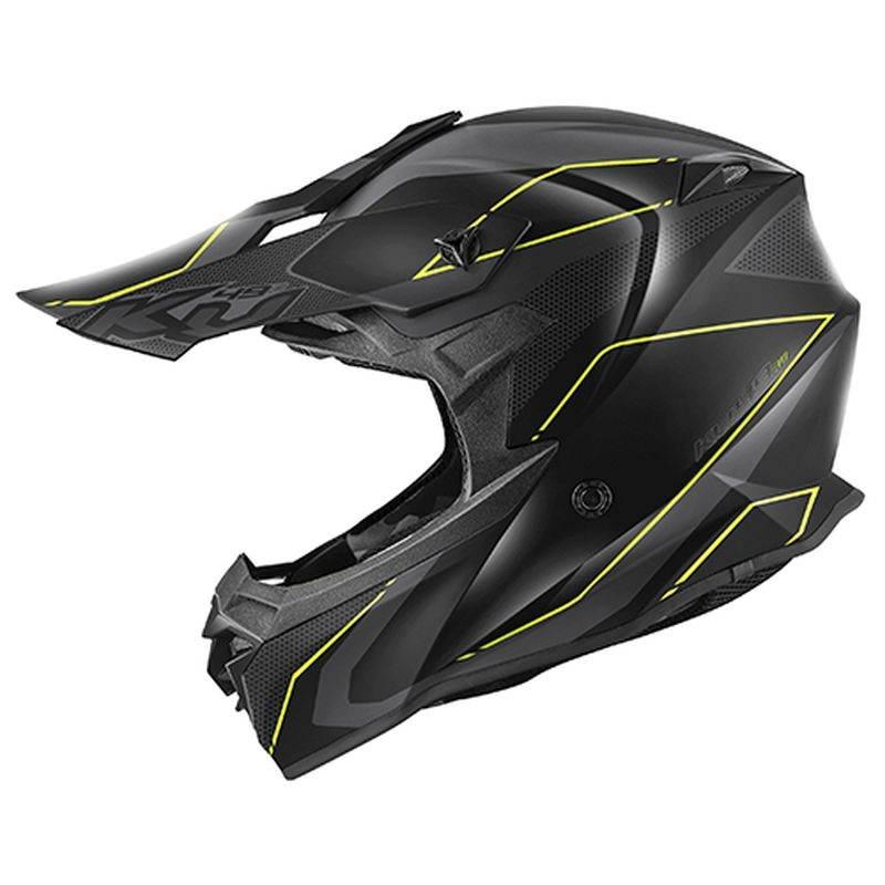 Kappa Kask Kv49 Evo Chaser Cross Kolor Czarny Szary Żółty Fluo Matt Rozmiar - zdjęcie 2