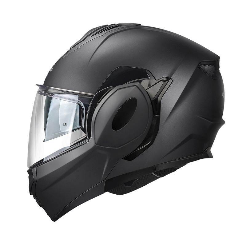 Kappa Kask Kv55 Solid Szczękowy Modułowy Flip-Back Z Blendą Kolor Czarny Ma