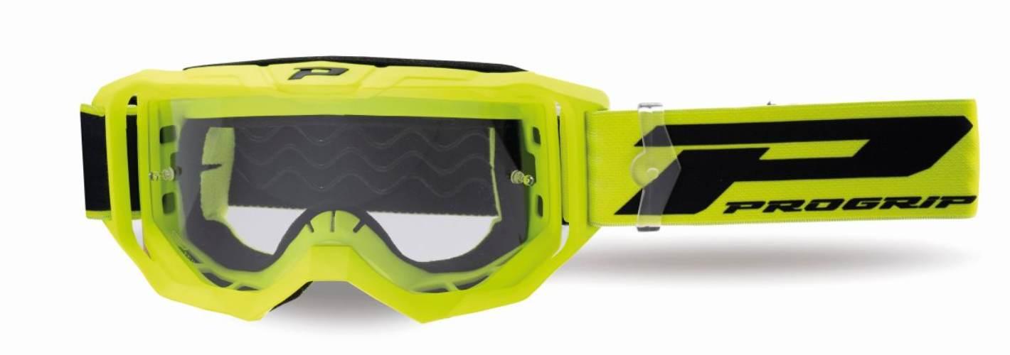 Progrip Gogle Pg3300-310 Tr Vision Kolor Żółty Fluo Mat Szyba Pg3310 Przezr