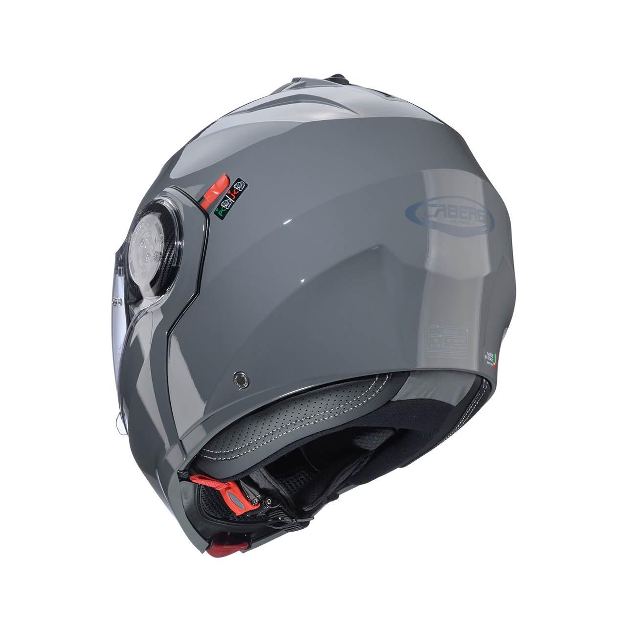 Caberg Kask Szczękowy Flip-Up Model Duke Evo Indy Kolor Szary/Czarny Mat Ro - zdjęcie 4