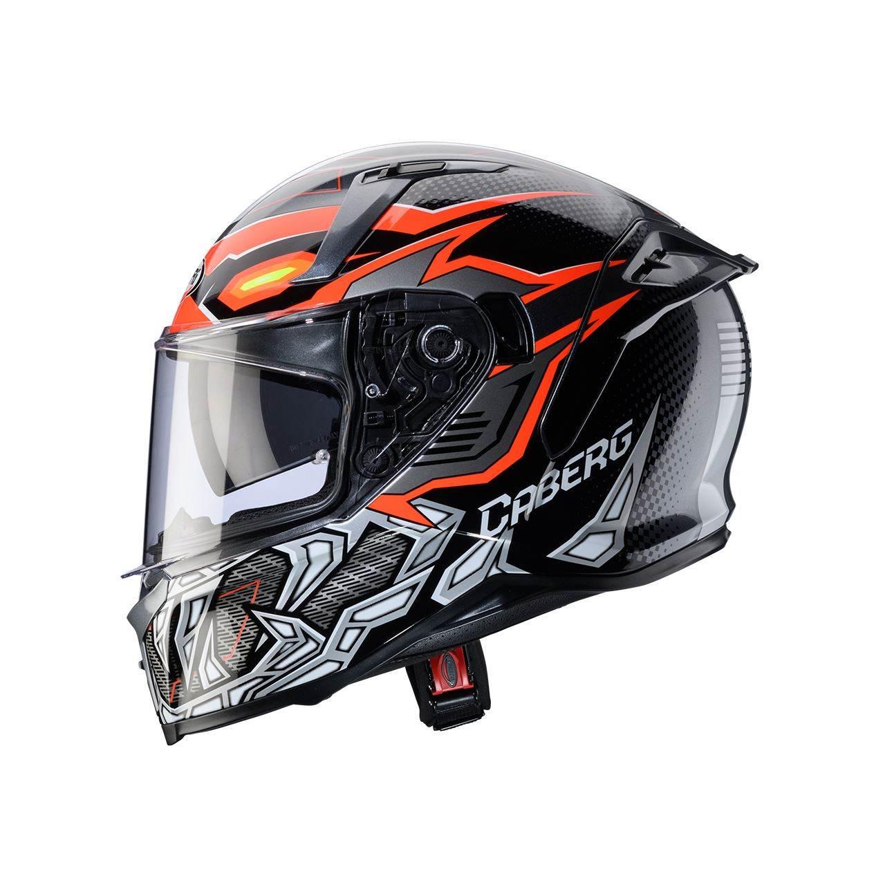 Caberg Kask Integralny Avalon X Gurkha Kolor Czarny/Szary/Pomarańczowy Fluo