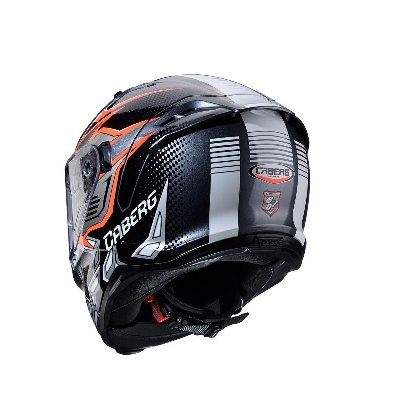 Caberg Kask Integralny Avalon X Gurkha Kolor Czarny/Szary/Pomarańczowy Fluo - zdjęcie 3