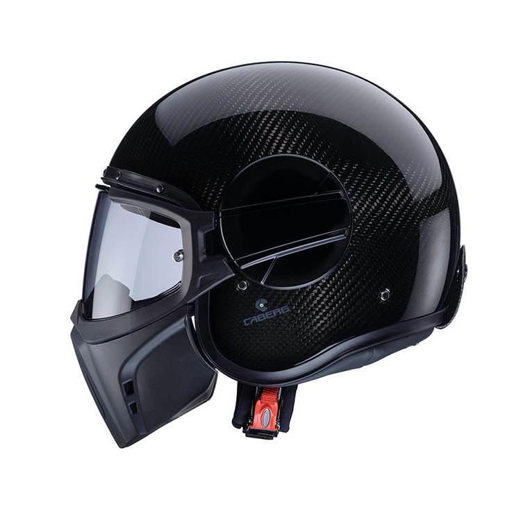 Caberg Kask Otwarty Jet Model Ghost X Carbon Kolor Karbon Rozmiar M - zdjęcie 2