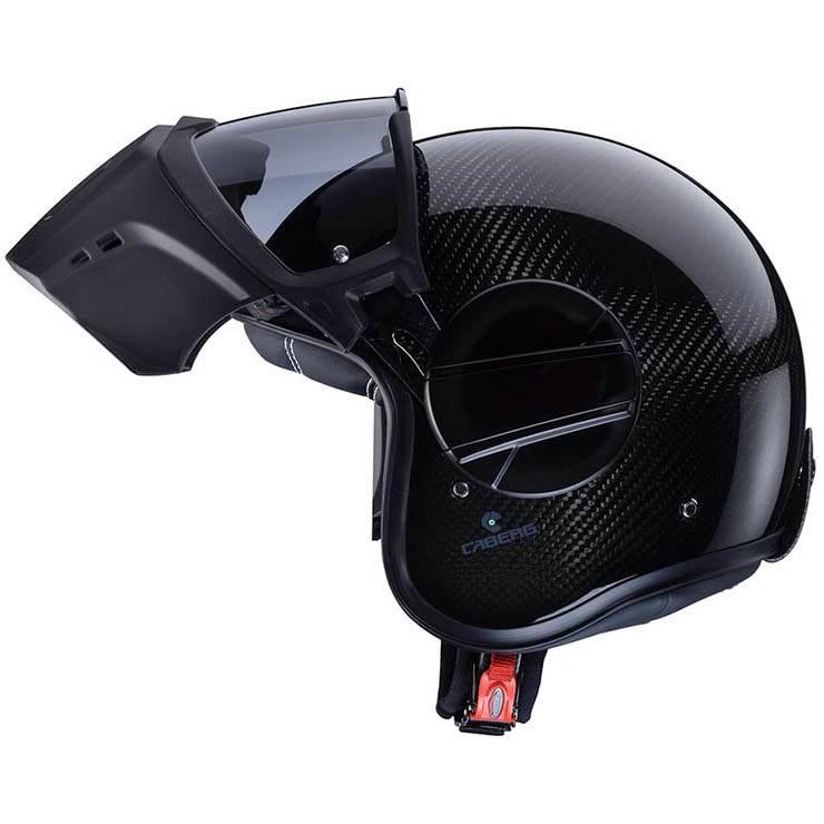 Caberg Kask Otwarty Jet Model Ghost X Carbon Kolor Karbon Rozmiar M - zdjęcie 3
