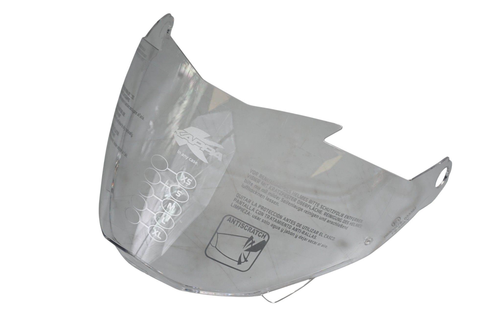 Kappa 2025/04 Szybka Do Kasku Kv30 Oraz Kv33 Przezroczysta - Zastępuje Z254