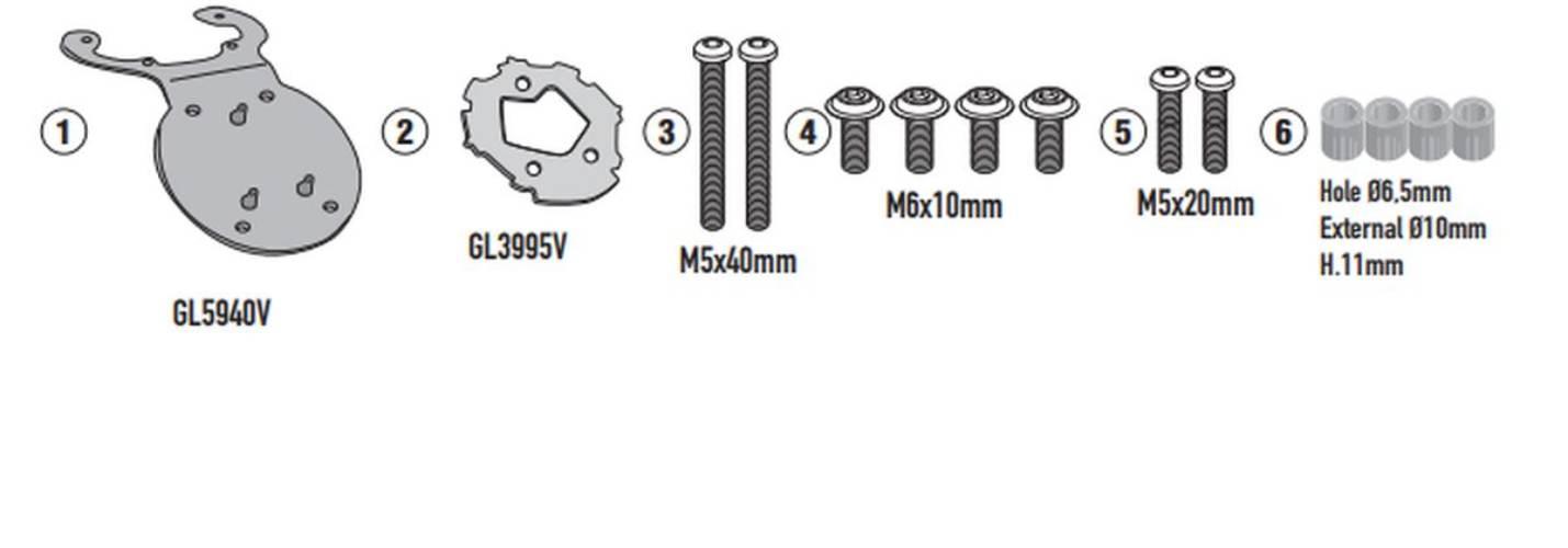 Kappa 2025/04 Mocowanie Tanklock Cf Moto Mt 450 '24-