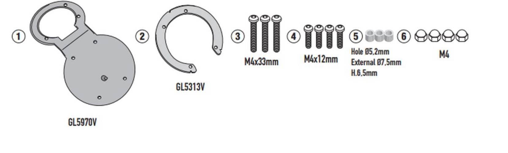 Kappa 2025/04 Mocowanie Tanklock Royal Enfield Himalayan 450 '24-, Nie Pasu