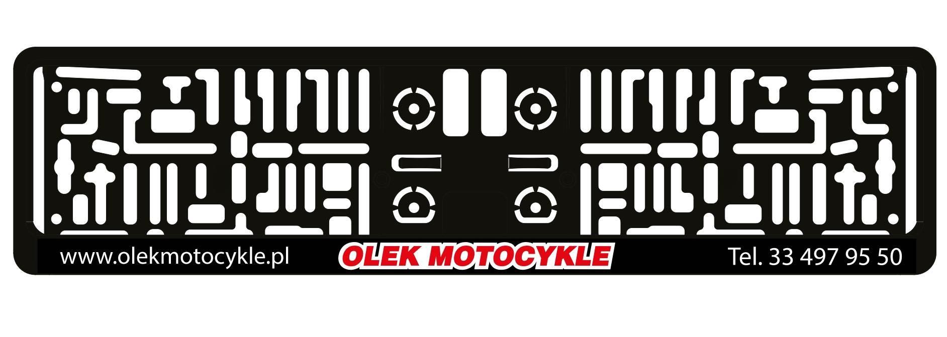 Biketec Ramka Pod Tablicę Rejestracyjną Samochód Kolor Czarny Z Logo Olek M