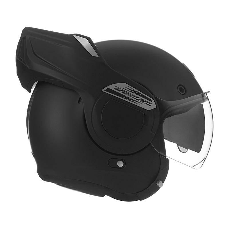 Nox Premium Kask Szczękowy Szczęka Do Tyłu Z Blendą Stratos Kolor Czarny Ma - zdjęcie 2