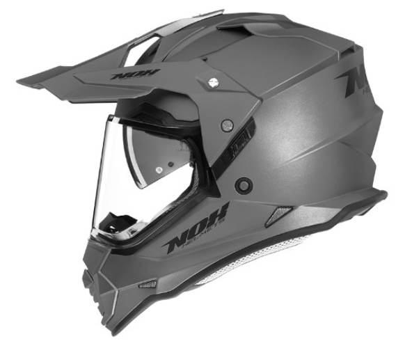 Nox Kask Offroad Trail Duosport Dual N312 Solid Z Szybką I Blendą Kolor Tyt