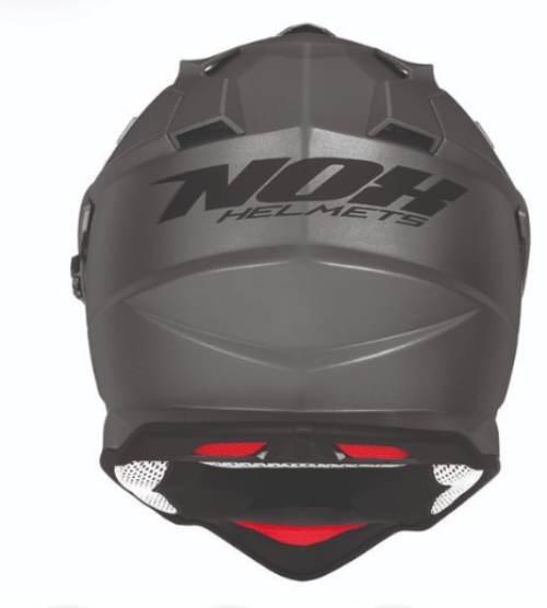 Nox Kask Offroad Trail Duosport Dual N312 Solid Z Szybką I Blendą Kolor Tyt - zdjęcie 3