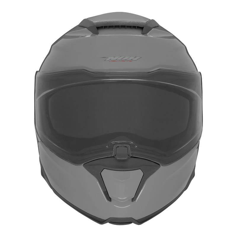 Nox Kask Szczękowy Flip-Up Z Blendą N967 Solid Kolor Szary Połysk Rozmiar S - zdjęcie 3