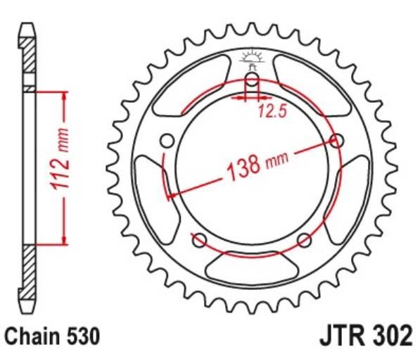 Jr Zębatka Tylna 408 42 30242Jt Honda Cbr 900 Rr '92-'95