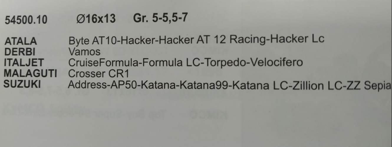 Parmakit Wariator Kompletny Atala, Derbi, Italjet, Malaguti, Suzuki Rolki 5 - zdjęcie 3