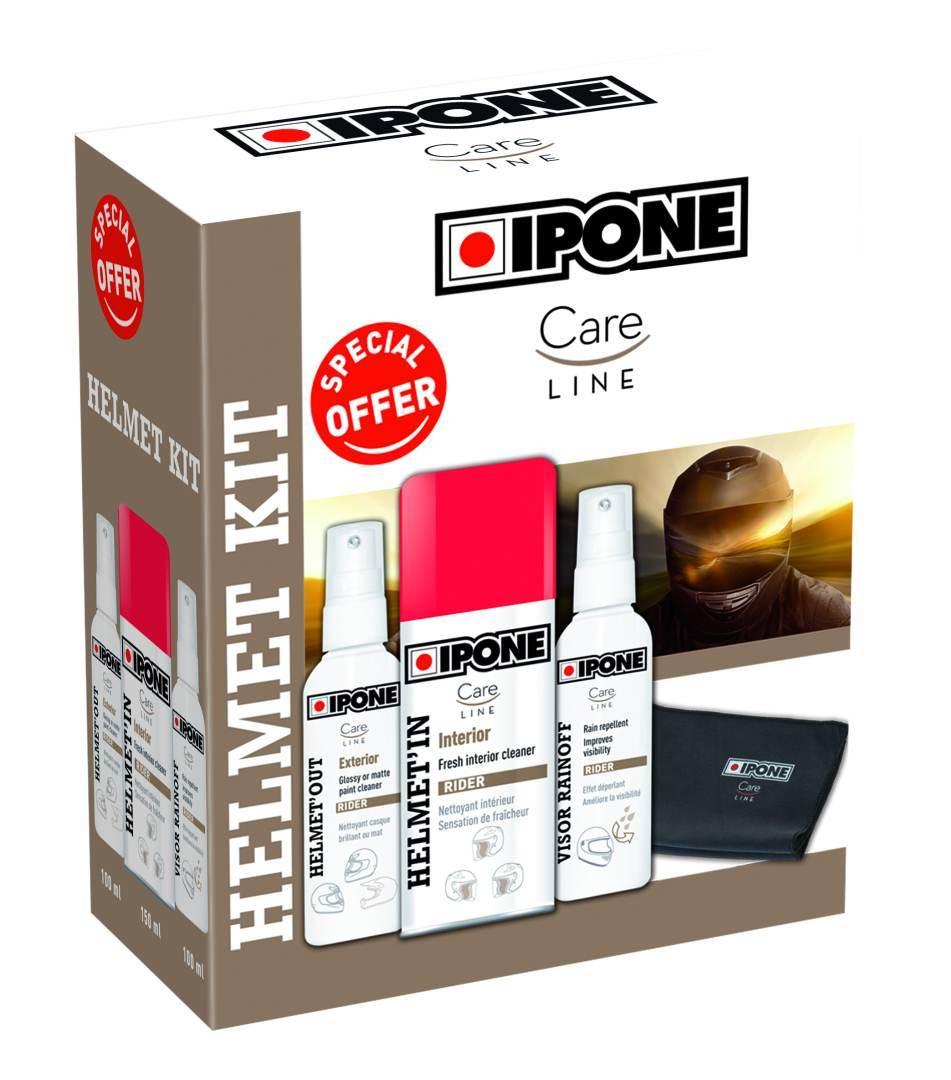 Ipone Helmet Kit Zestaw Do Pielęgnacji Kasku Helmet Out, Helmet In, Visor R