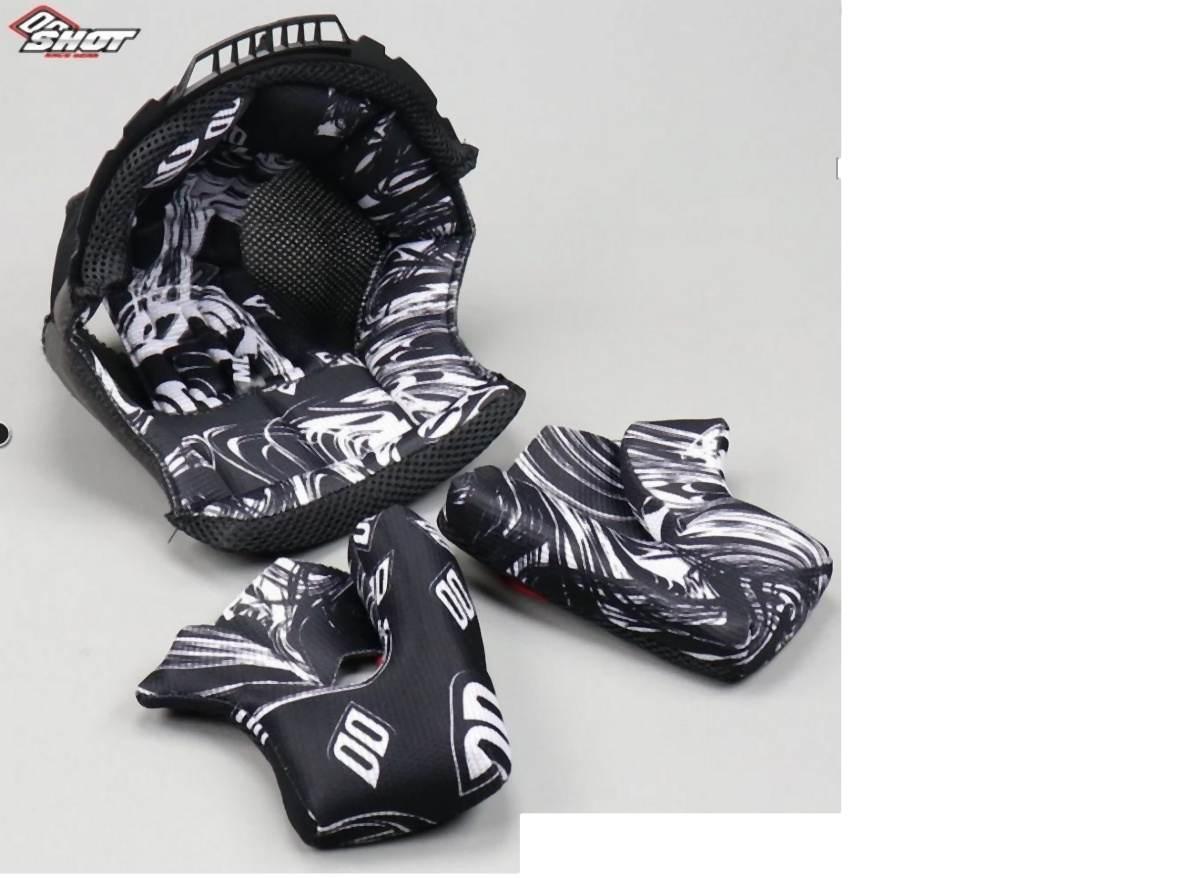 Shot Racing Części Wyściółka Z Policzkami Komplet Do Kasku Furious Rozmiar
