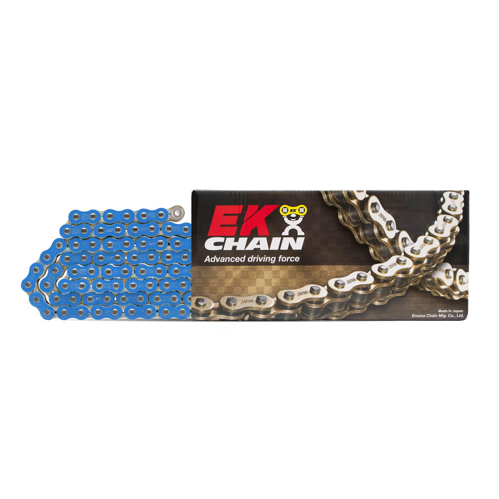 Ek Łańcuch Napędowy Ek520Mrd-7 120 Bez O-Ringów Kolor Niebieski Motocross D