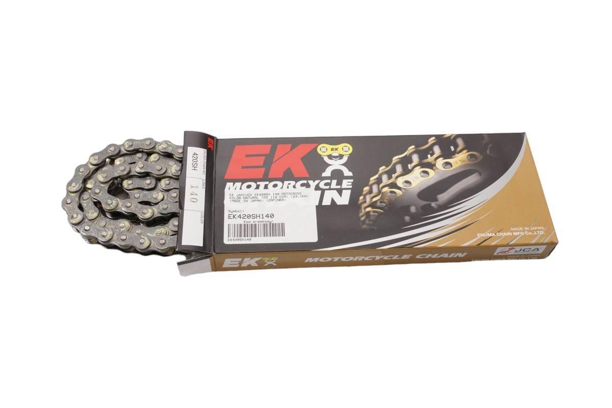 Ek Łańcuch Napędowy Ek420Sh 140 Motocross Kolor Natural Do 110 Ccm 23,1Kn M