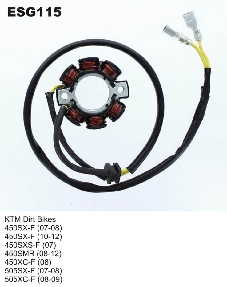 Electrosport Uzwojenie Alternatora Stator Ktm Sxf 450 '07-'12, Sxf 505 '07-