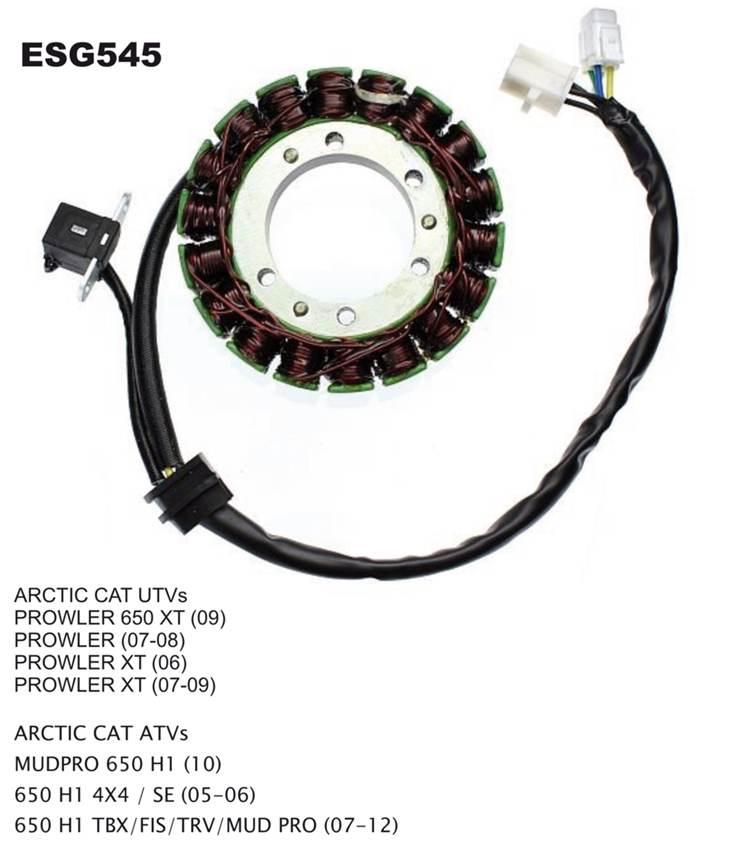 Electrosport Uzwojenie Alternatora Stator Arctic Cat 650 H1 06- 0802-037