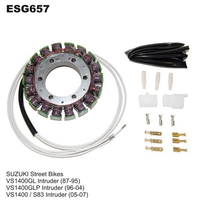 Electrosport Uzwojenie Alternatora Stator Suzuki Vs 1400 Intruder 87-07