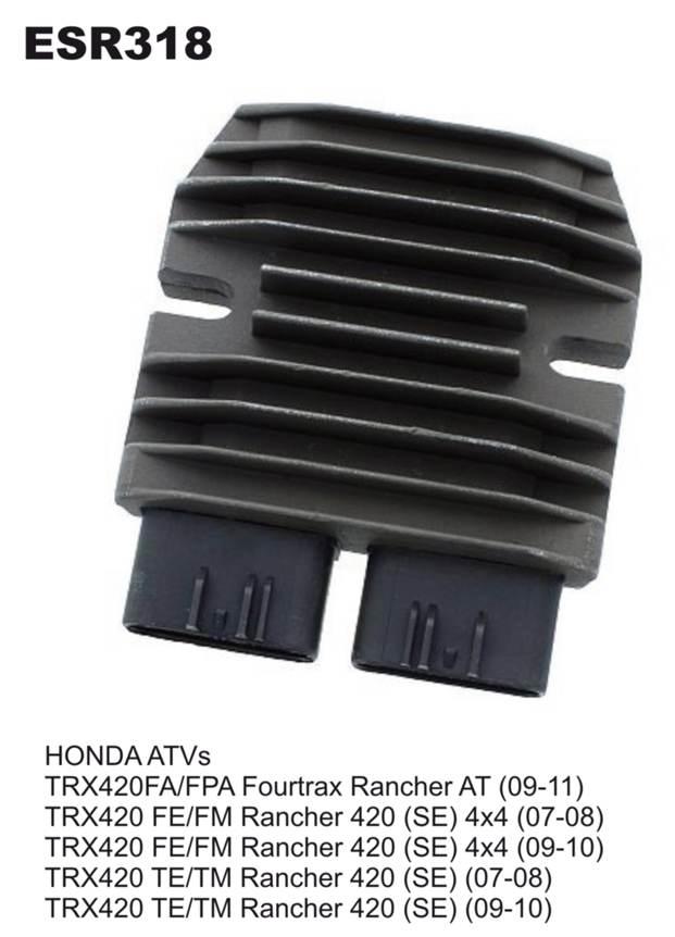 Electrosport Regulator Napięcia Honda Trx 420 Fourtrax Rancher 07-13, Muv70