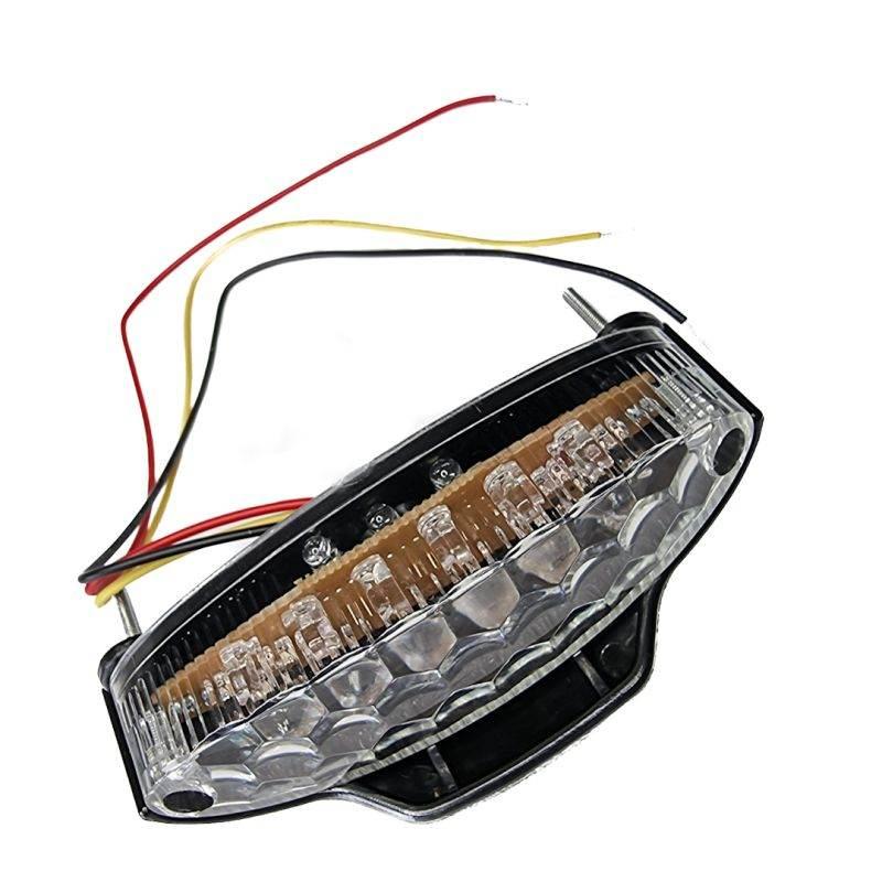 Far Lampa Tył Led Białe Szkoło Szerokość 110Mm
