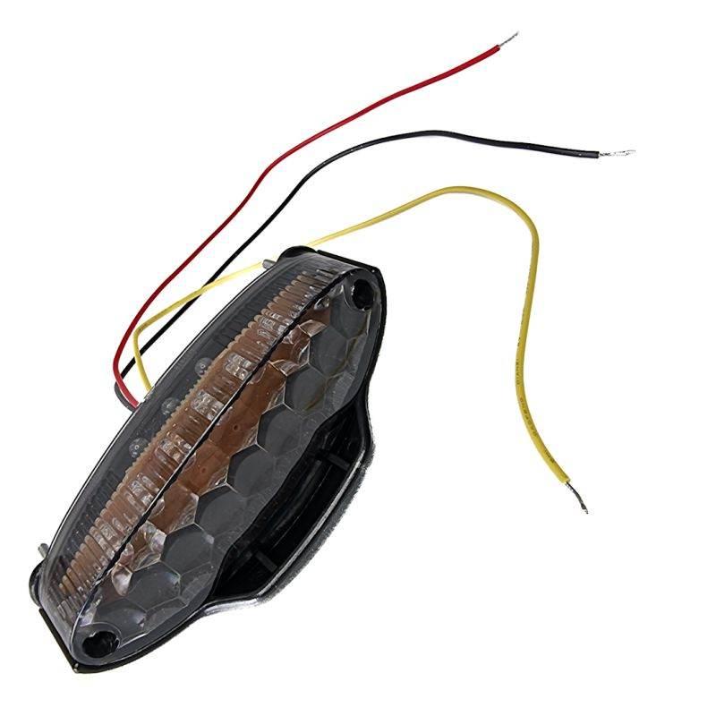 Far Lampa Tył Led Białe Szkło-Przyciemniane Szerokość 110Mm