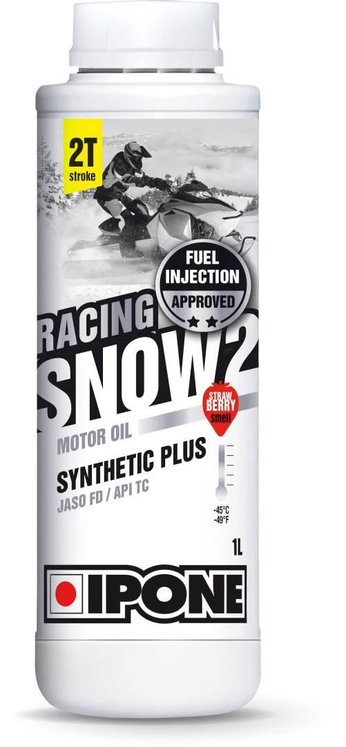Ipone Snow Racing 2T Olej Do Skuterów Śnieżnych 1L Zapach Truskawkowy -45St