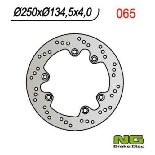 Ng Tarcza Hamulcowa Tył Suzuki Dr 600/650/750/800 250X134,5X4
