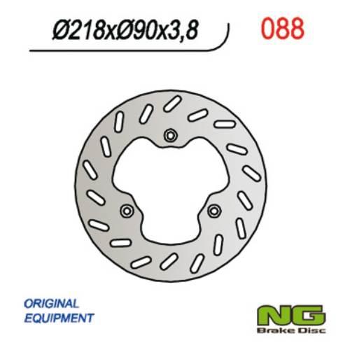 Ng Tarcza Hamulcowa Przód Derbi 50 Senda '94-'03 218X90X3,8+ 3 Otwory