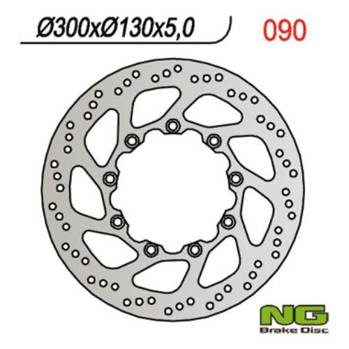 Ng Tarcza Hamulcowa Przód Kawasaki Kle 500 '91-'03 300X130X5 9X10,5Mm