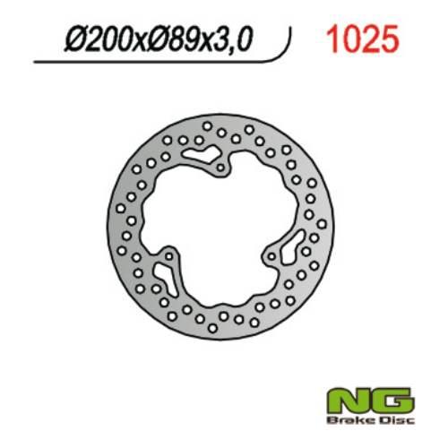 Ng Tarcza Hamulcowa Przód Ktm 65 Sx '98-'14 200X89X3 3X6,5Mm
