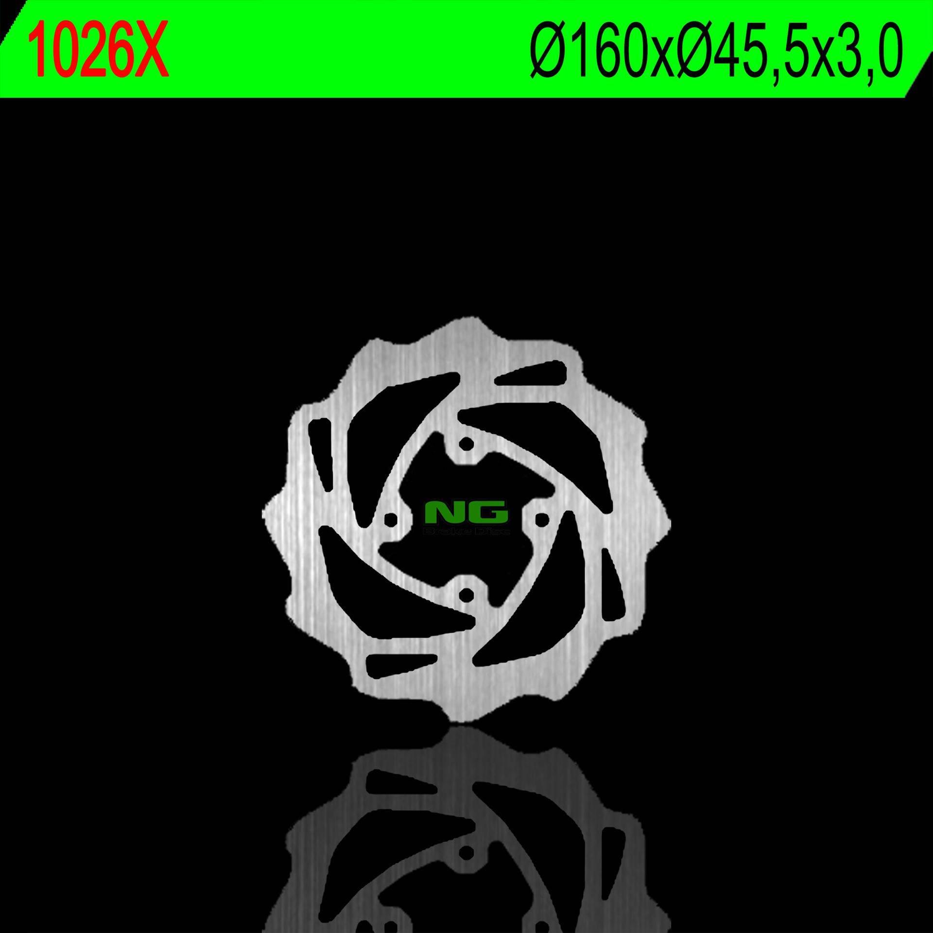 Ng Tarcza Hamulcowa Tył Ktm 65 Sx '98-'22 160X45,5X3 4 Otwory Wave 4X6,5Mm