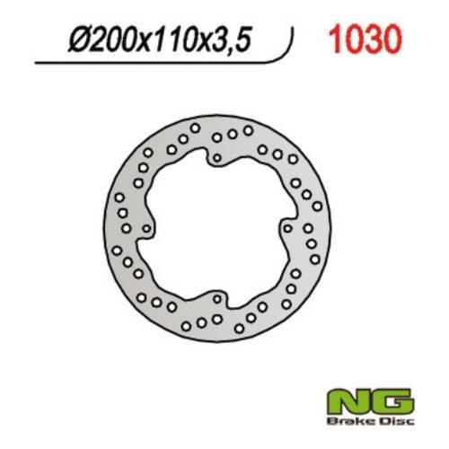 Ng Tarcza Hamulcowa Tył Ktm 85 Sx '03-'15 200X110X3,5 4X6,5Mm
