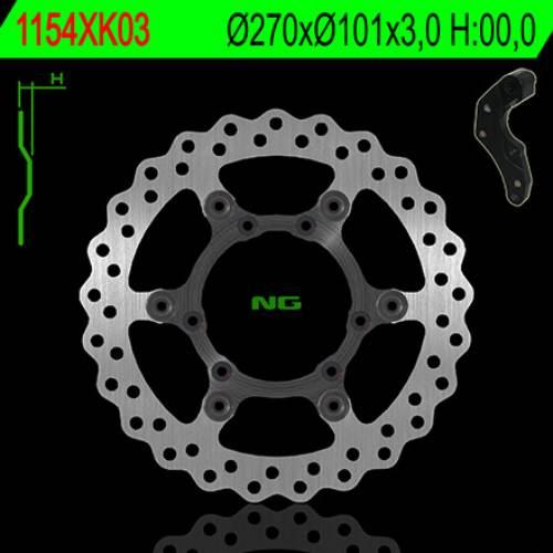 Ng Tarcza Hamulcowa Przód Z Adapterem Oversize 270X101X3 Honda Crf 250/450R