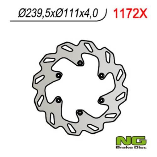 Ng Tarcza Hamulcowa Tył Ktm 690/950/990 '06-'15 240X111X4 6X6,5Mm