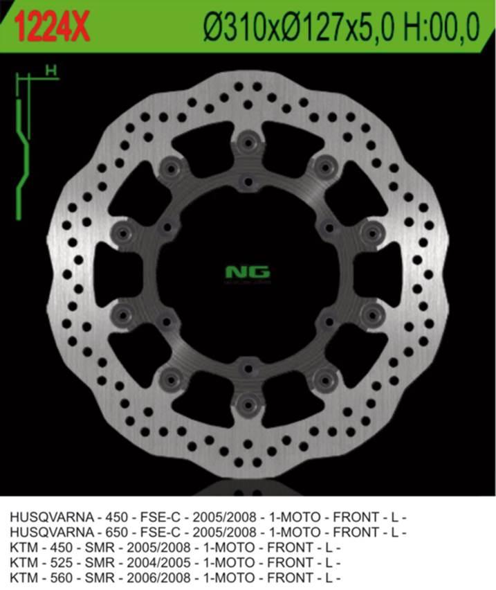 Ng Tarcza Hamulcowa Przód Husaberg Fs 570 '10-'11, Fs 450 '05-'08, Ktm Smr