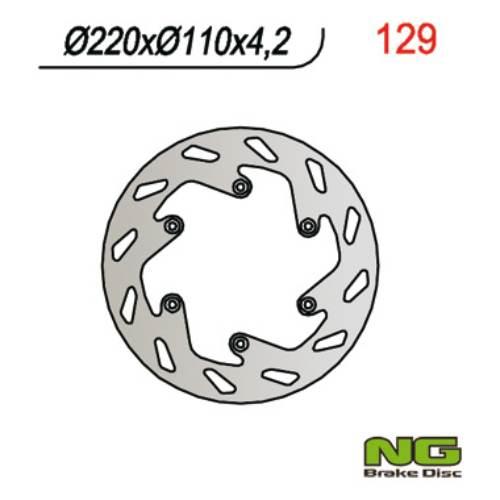 Ng Tarcza Hamulcowa Tył Ktm Sx/Exc/Lc 4 220X110X4,2 Ng141; Ng129