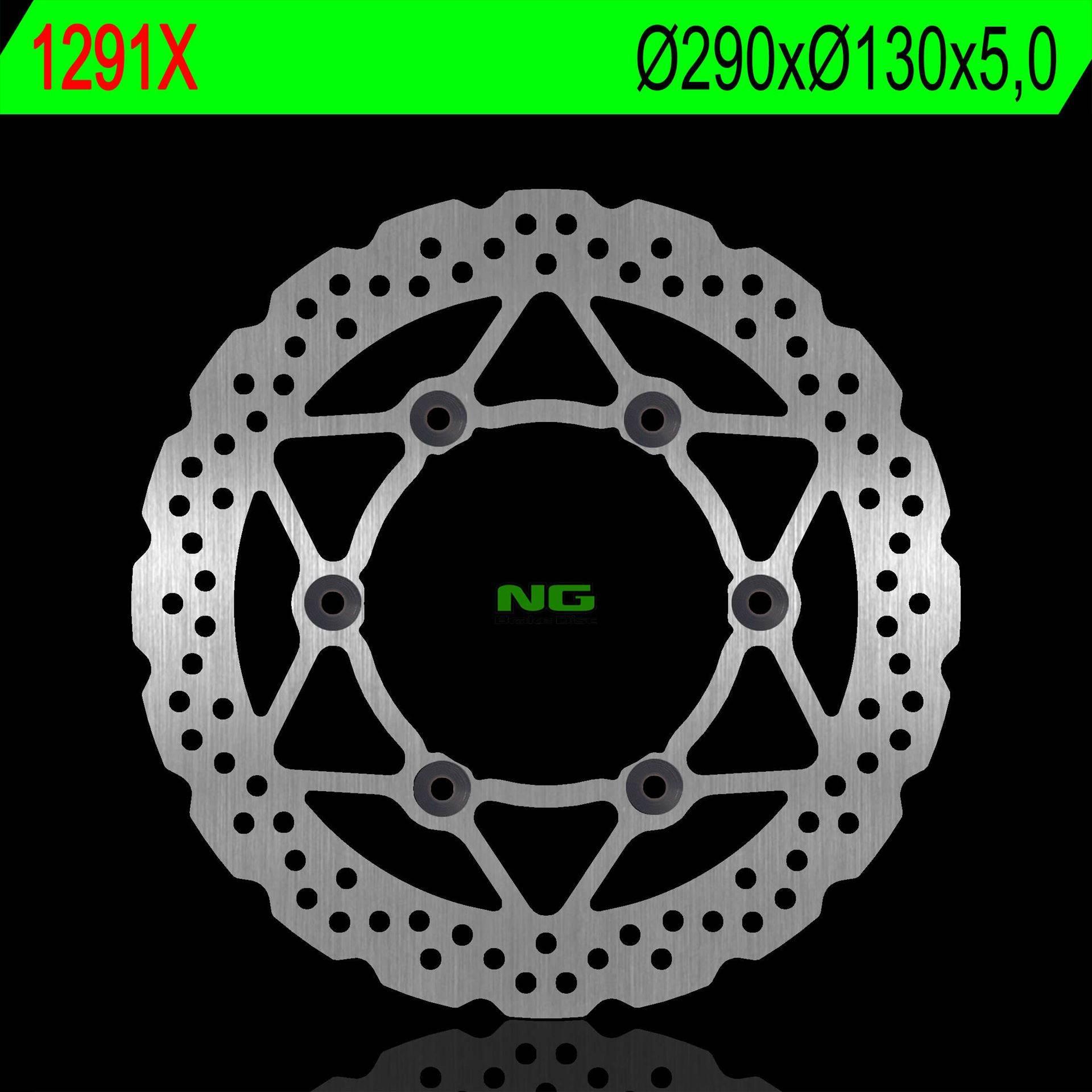 Ng Tarcza Hamulcowa Przód Kawasaki Ex 250R Ninja 07-14 290X130X5 6X10,5Mm W