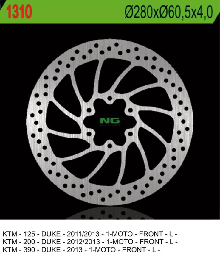 Ng Tarcza Hamulcowa Przód Ktm 125/200 Duke '11-'13, 390 Duke '13-'14 280X60
