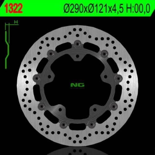 Ng Tarcza Hamulcowa Przód Suzuki Gsf 650 '06 Abs, Sv 650X/Abs 18-19 Pływają