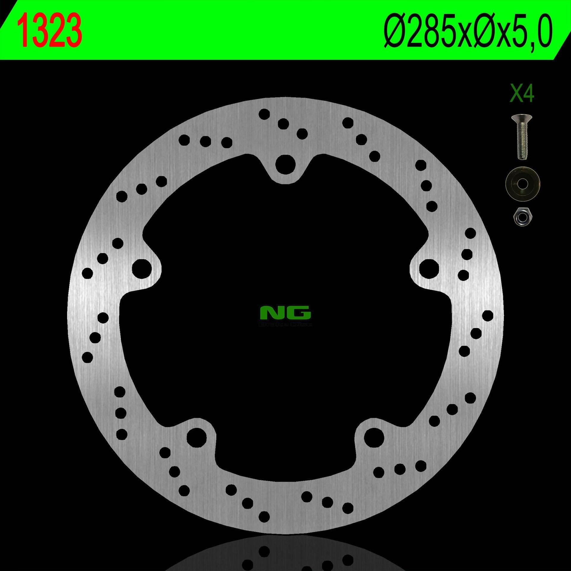 Ng Tarcza Hamulcowa Tył Bmw R 1200C 02-03 285X5,0Mm 5X10,5Mm