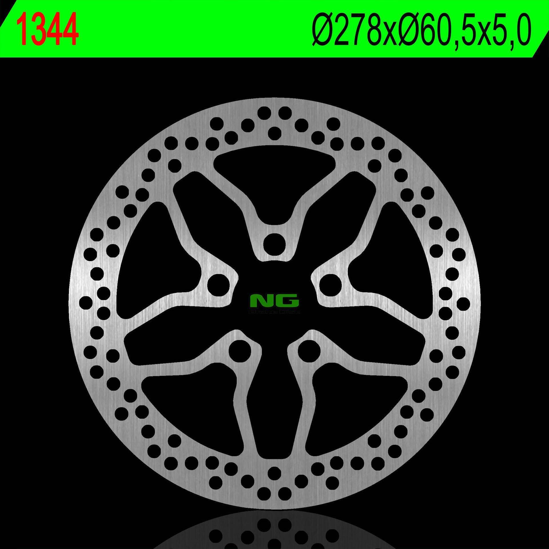 Ng Tarcza Hamulcowa Przód Piaggio X10 125/350/500 12-17 278X60,5X5,0Mm 5X14