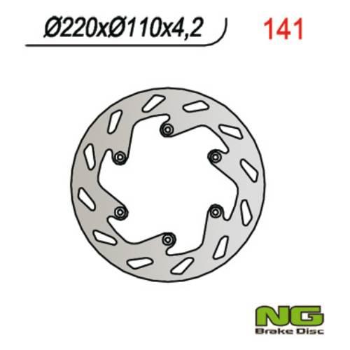 Ng Tarcza Hamulcowa Tył Ktm Husaberg 220X110X4,2 Ng141; Ng129; Ng9141