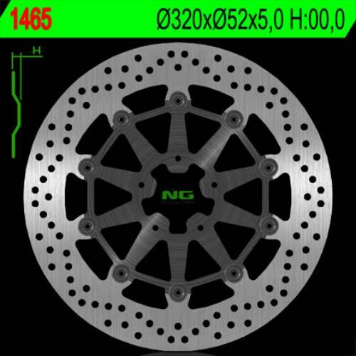 Ng Tarcza Hamulcowa Przód Ktm Duke 690 R/Abs '14-'16 320X52X5Mm 5X8,5Mm Pły
