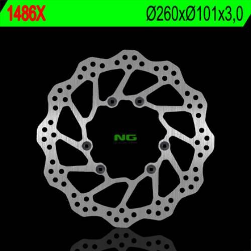Ng Tarcza Hamulcowa Przód Honda Crf 250/450R '15-'22 260X101X3 6X6,5Mm Wave