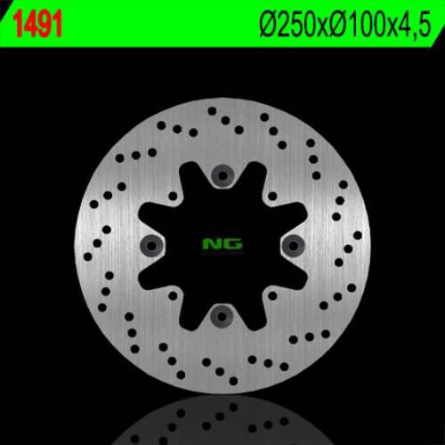 Ng Tarcza Hamulcowa Tył Kawasaki 650 Vulcan '15 250X100X4,5 4X10,5Mm
